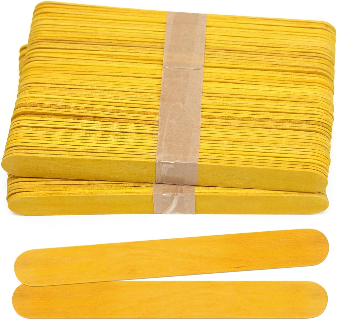 CraftySticks 6 Inch Jumbo Wood Popsicle Sticks for Crafts and STEM Learning